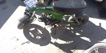 Moto secuestrada en Arroyito