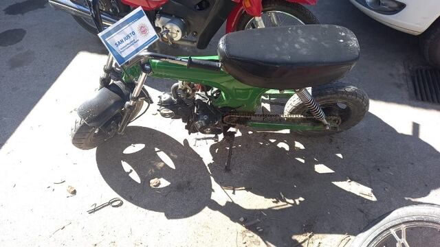 Moto secuestrada en Arroyito