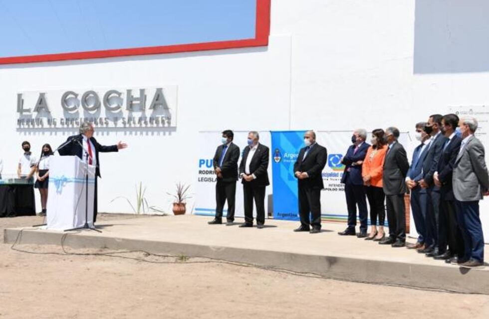 El Presidente Alberto Fernández inauguró la Planta de Chacinados de La Cocha