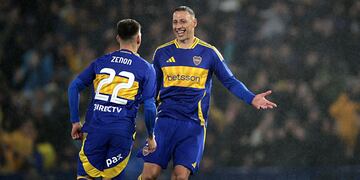 Boca derrotó a Rosario Central y Cristian Lema se lució con un golazo (Fotobaires).