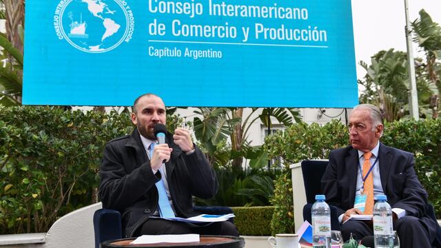 Guzmán en el encuentro anual del Consejo Interamericano de Ciencia y Producción. (Foto: Prensa Economía)