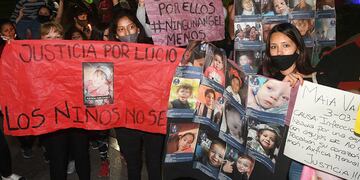 Luego del crimen de Lucio Dupuy, se realizaron muchas marchas para pedir justicia por el niño de 5 años que fue asesinado a golpes en La Pampa
(Foto Jose Gutierrez).
