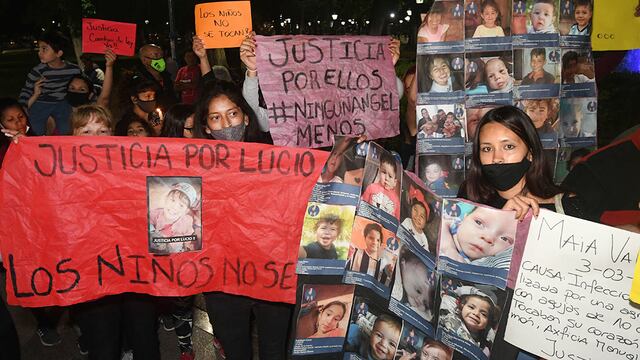 Luego del crimen de Lucio Dupuy, se realizaron muchas marchas para pedir justicia por el niño de 5 años que fue asesinado a golpes en La Pampa
(Foto Jose Gutierrez).
