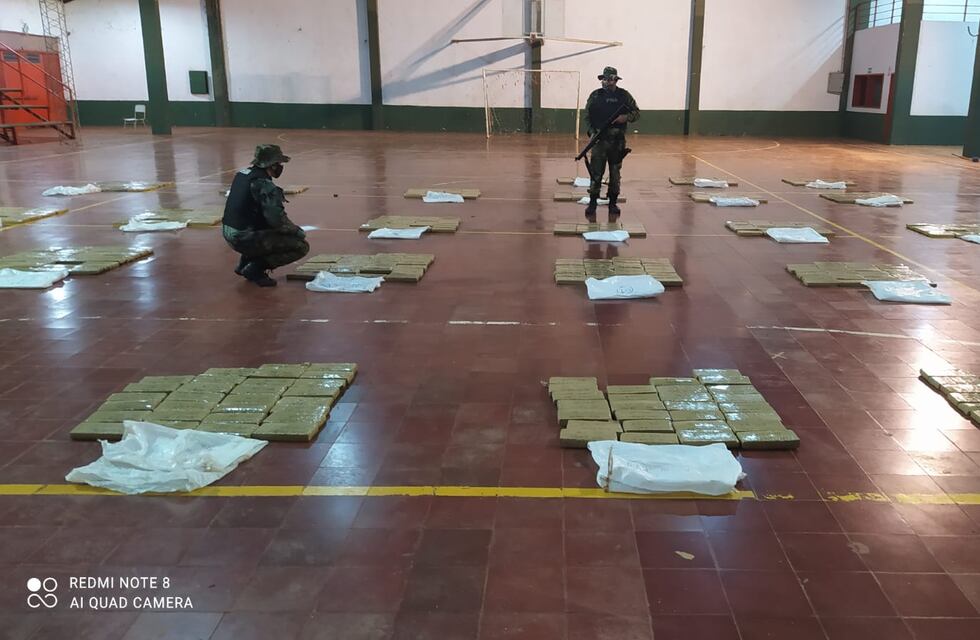 Prefectura incautó casi 800 kilogramos de marihuana en Corpus