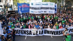 Paro universitario: los gremios convocaron a una nueva manifestación.