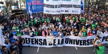 Paro universitario: los gremios convocaron a una nueva manifestación.