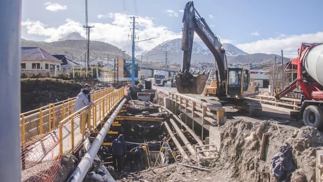 Arroyo Grande: comenzó el hormigonado para la colocación de alcantarillas