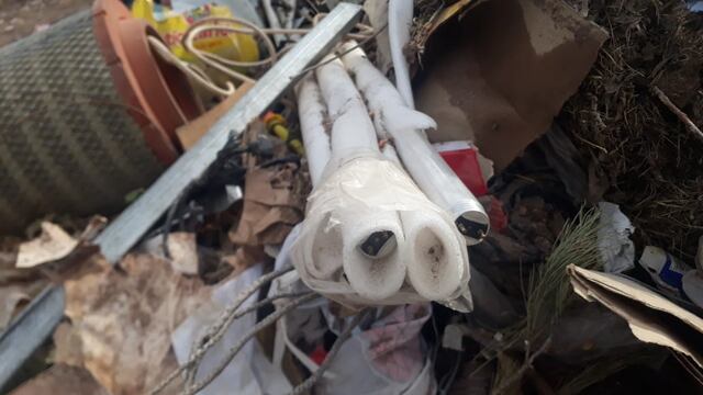Arrojaron desechos contaminantes en un sitio prohibido en Malargüe.