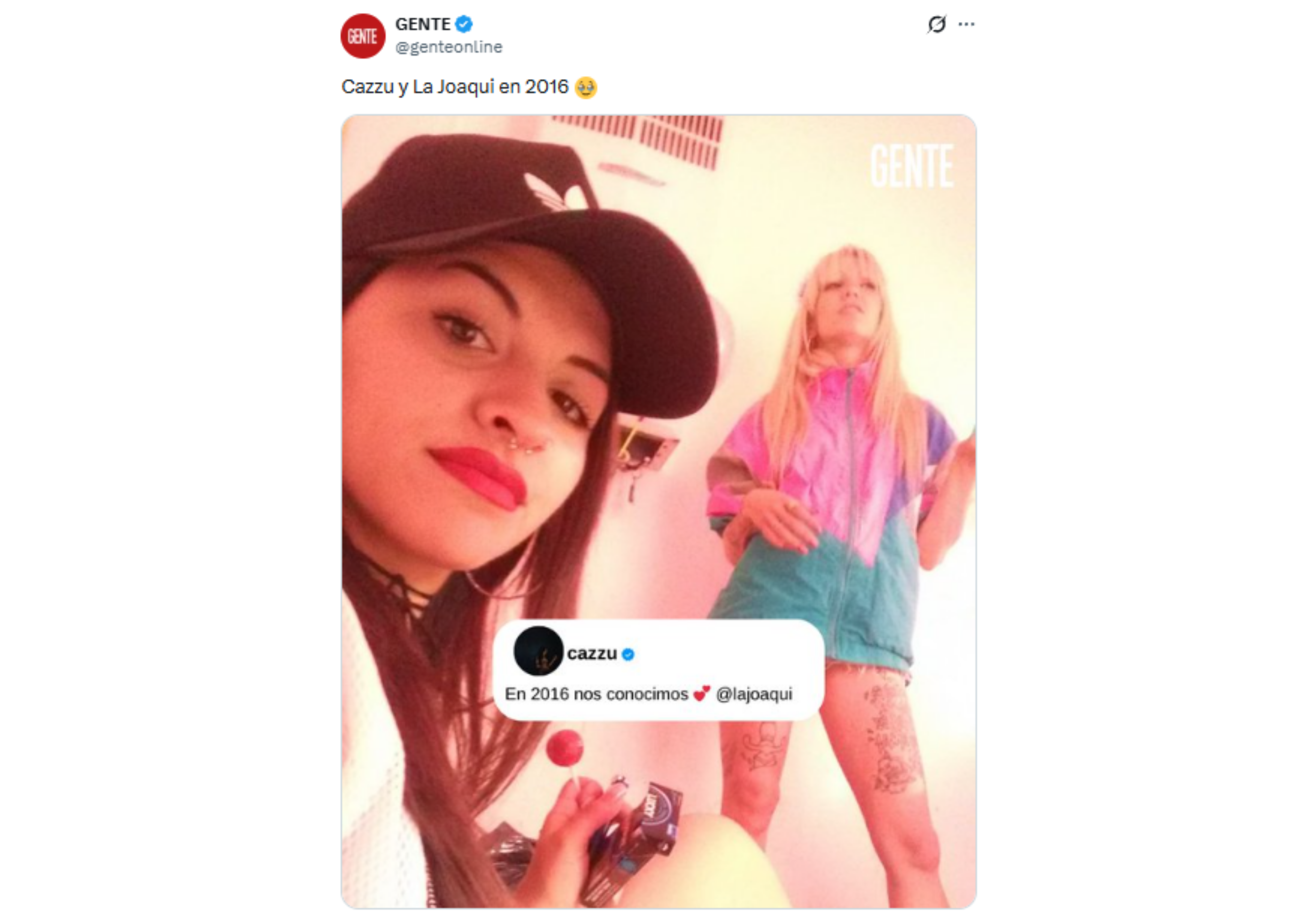 La foto que se viralizó en redes.