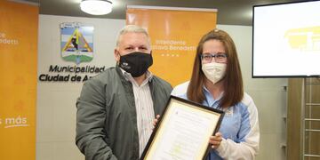 Elizabeth Noriega reconocida Deportista Destacada de Arroyito