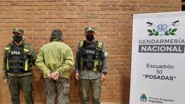 Hombre acusado de matar y enterrar a su pareja en Rosario fue atrapado en el puente Posadas-Encarnación.