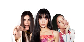 Aitana, Ptazeta y Emilia Mernes.