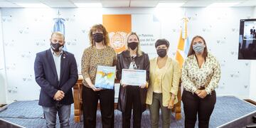 El Gobierno de Tierra del Fuego reconoció a los docentes de la Base Marambio.