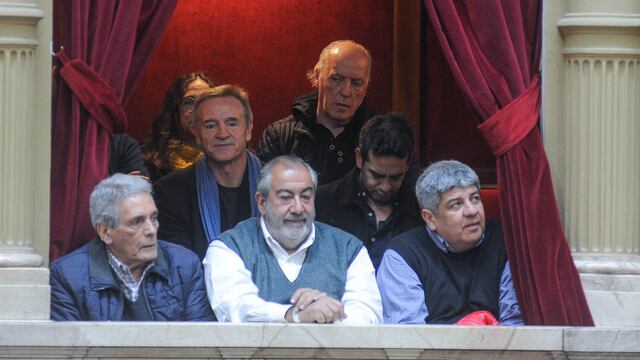 La CGT presiona con el paro del jueves. Foto Federico Lopez Claro
