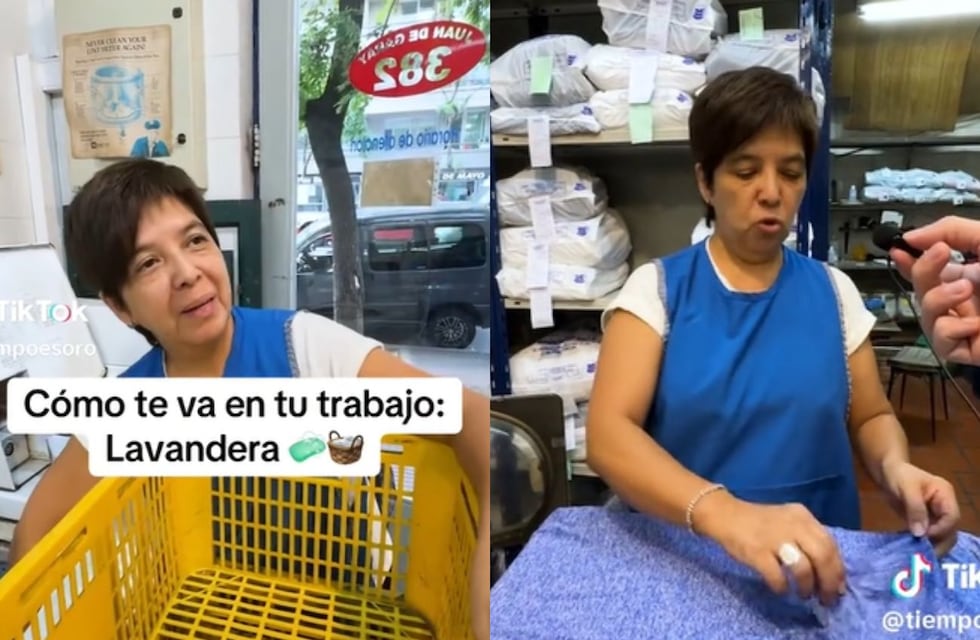 Es lavandera, tiene 32 años de antigüedad, reveló su sueldo y la gente mostró su indignación