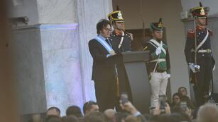 Milei en Córdoba por el acto del 25 de Mayo en el Cabildo (Javier Ferreyra / La Voz)