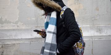 Mañana muy fría en la ciudad de Córdoba. (Ramiro Pereyra / La Voz)