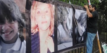 Las víctimas del cuádruple crimen en 2011.
