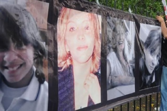 Las víctimas del cuádruple crimen en 2011.