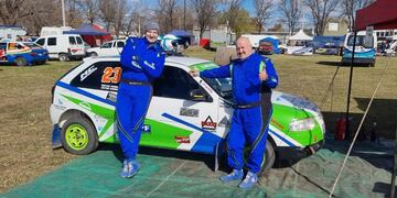 Víctor y Matías Mondino Arroyito Rally Santafesino