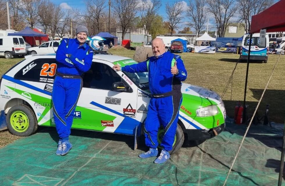 Víctor y Matías Mondino ganaron su categoría en el Rally Santafesino de Wheelwright