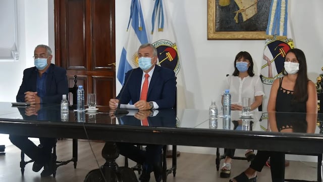El ministro Morales y el gobernador Bouhid anunciaron el inminente arribo de 3.000 dosis de la vacuna rusa a Jujuy.