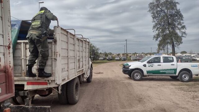 Se decomisó un total de 56.000 kilos de soja en infracción a los Artículos 292 y 296 del Código Penal Argentino.