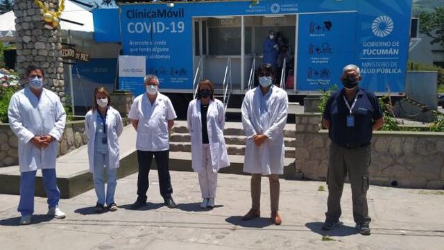 Instalaron un nodo de vacunación en Tafí del Valle.