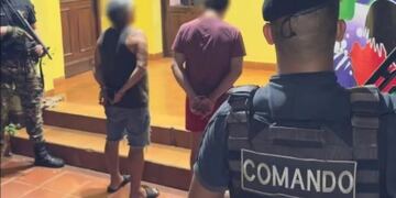 Detienen a dos sospechosos de un violento asalto en Eldorado.