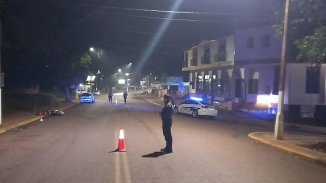 Accidente vial donde Dzysiuk fue abandonado luego de ser atropellado