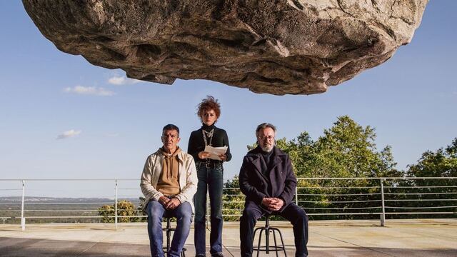 Banderas, Cruz y Martínez, los protagonistas de "Competencia Oficial", uno de los estrenos en el cine de San Luis.