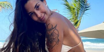 Ivana Nadal desde sus vacaciones en Tulum. (Instagram/@ivinadal)