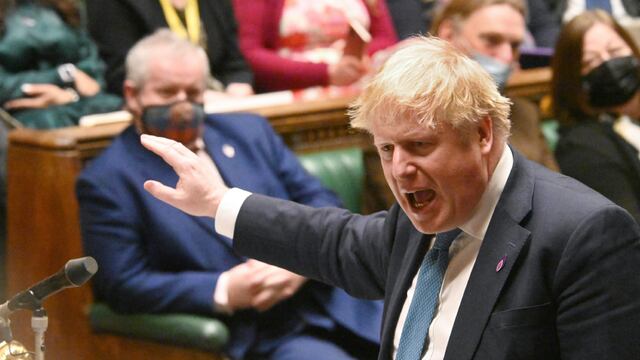 El primer ministro del Reino Unido, Boris Johnson. (Foto / AP)