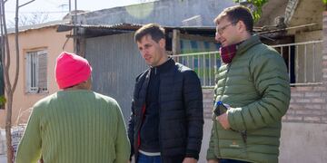 Viotti y Mársico de recorrida por los barrios