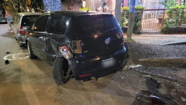 Conductor terminó detenido en Posadas tras un triple choque: tenía 3,4 de alcohol en sangre.