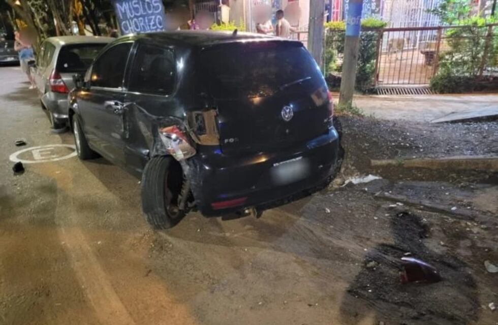 Conductor terminó detenido en Posadas tras un triple choque: tenía 3,4 de alcohol en sangre