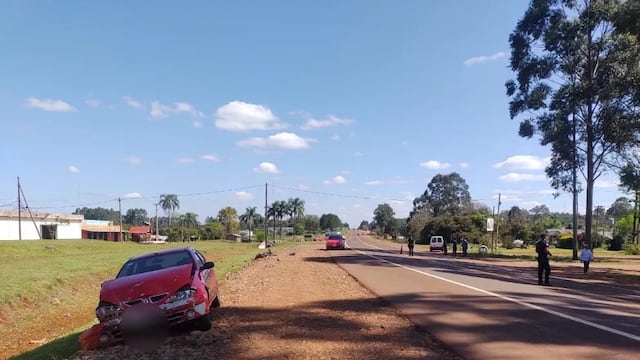 Choque múltiple en San Vicente dejó un herido.