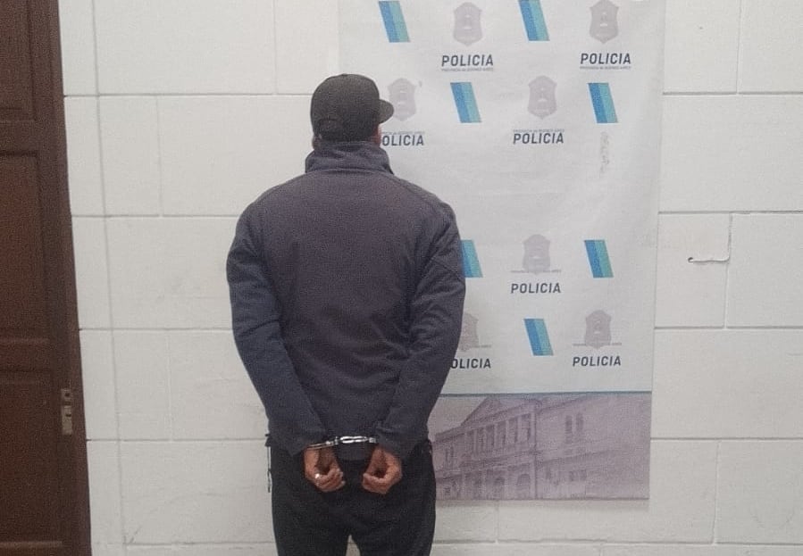 aprehendido por usurpación y lesiones