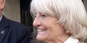 Pedro Rostagno y Norma Bessone, ex y actual presidentes de la Sociedad Rural de Rafaela (web)