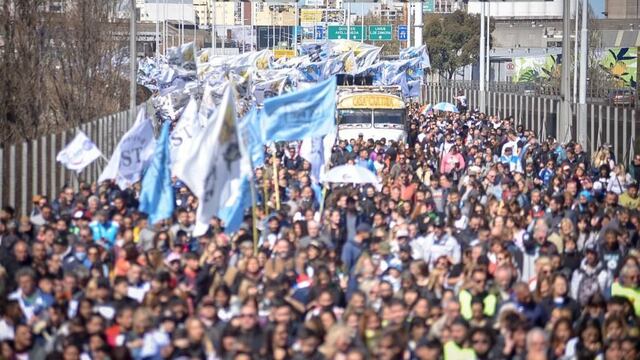 El inicio de la marcha por Cristina Kirchner: Puente Pueyrredón desde Avellaneda