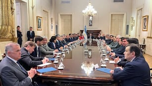 Primera cumbre de Javier Milei con los gobernadores. Foto: Corresponsalía