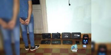 Un detenido por el robo a una escuela en Itacaruaré.