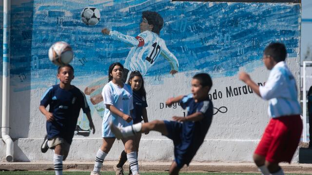 Mendoza 3 de diciembre 2020 Sociedad
En el departamento de Maipu se inauguro el Polideportivo 6 Diego Armando Maradona.
Foto: Ignacio Blanco / Los Andes