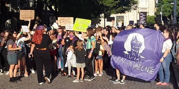 Marcha por el 8M en Rafaela
