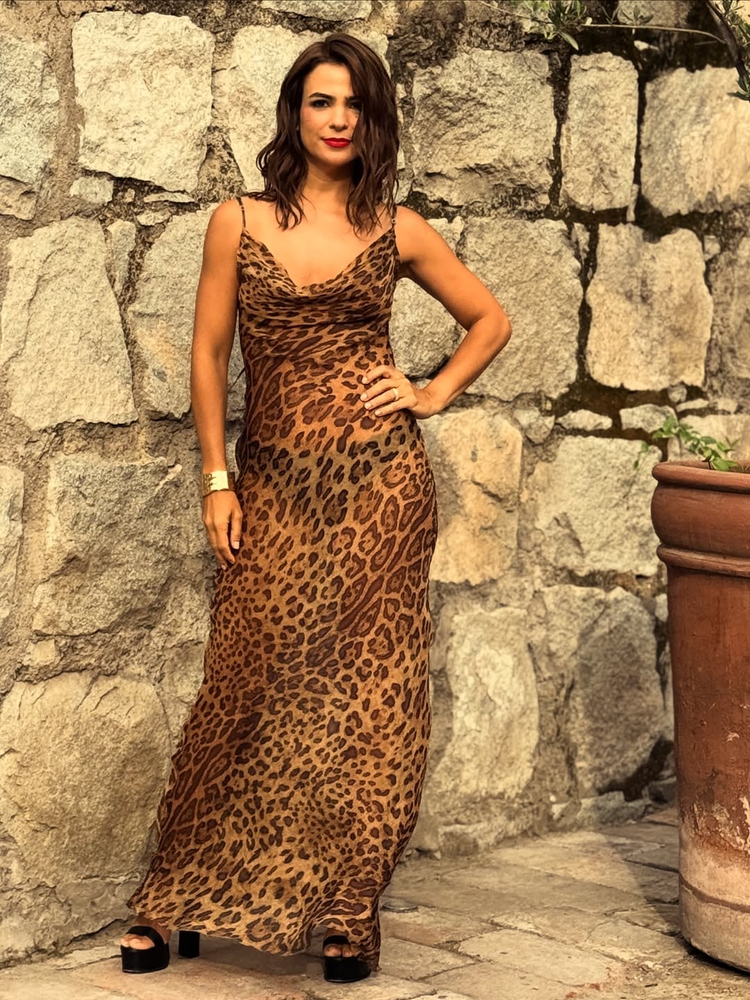 Animal print y transparencias: Agustina Cherri deslumbró con el vestido tendencia de la temporada y dio cátedra de estilo