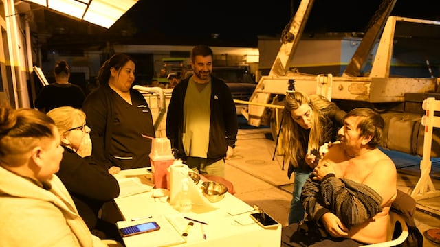 Campaña de vacunación en el Corralón de la Municipalidad de Rafaela