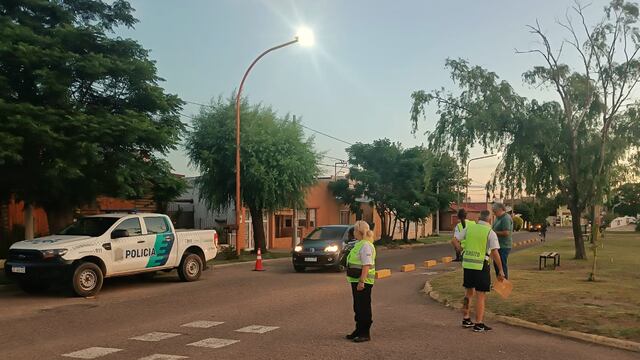 Amplios controles de tránsito diurnos y nocturnos en zona del Parque San Martín