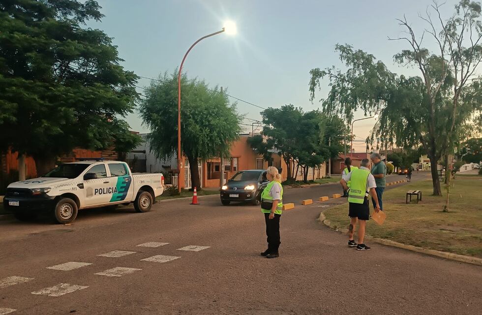 Amplios controles de tránsito diurnos y nocturnos en zona del Parque San Martín