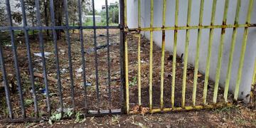 Limpiaron un terreno por orden judicial