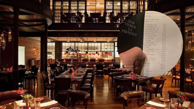 Fueron a comer 4 personas a un restaurante y gastaron cerca de un salario mínimo